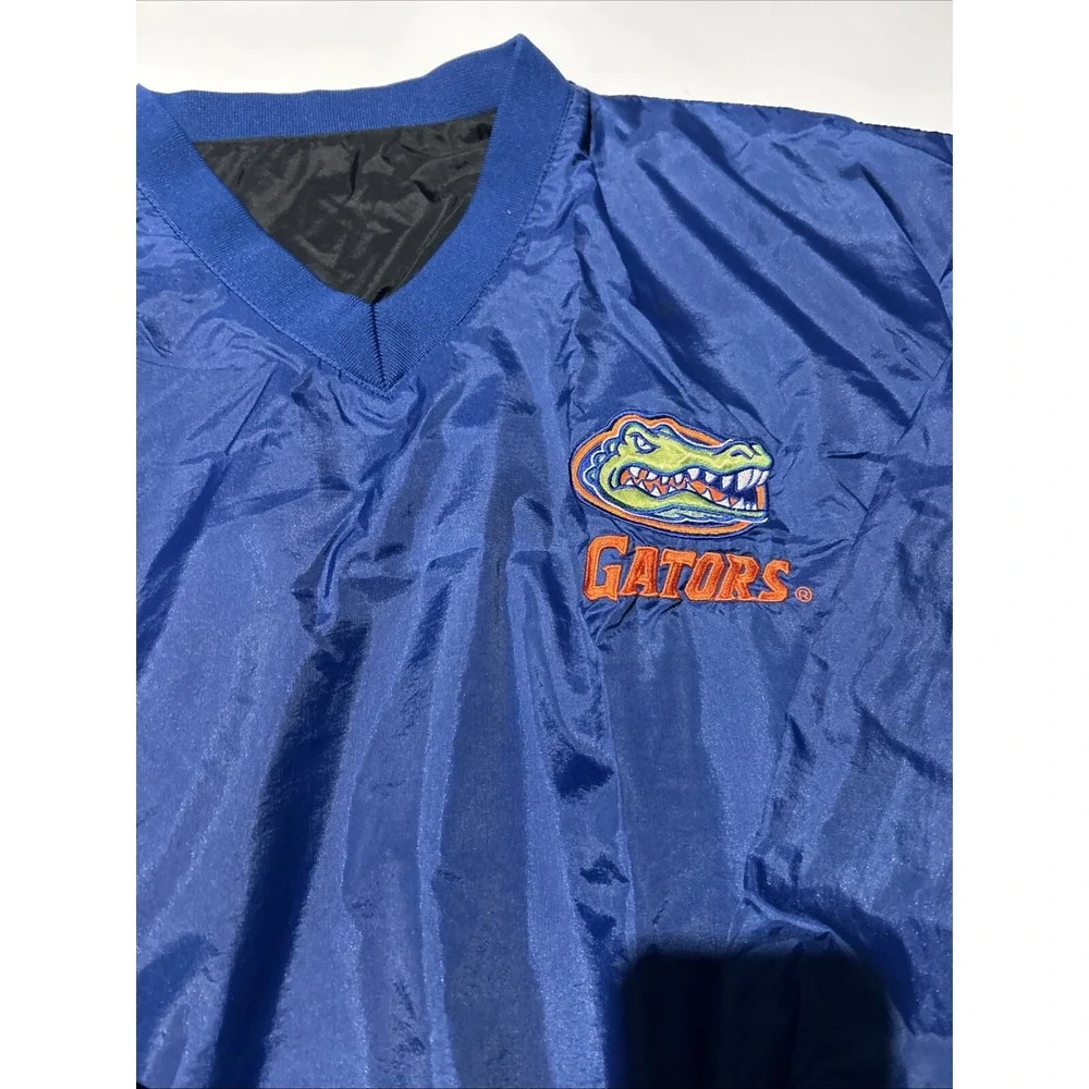 Florida Gators Reversible Windbreaker Jacket Men's Large 100% Nylon‎ Preowned